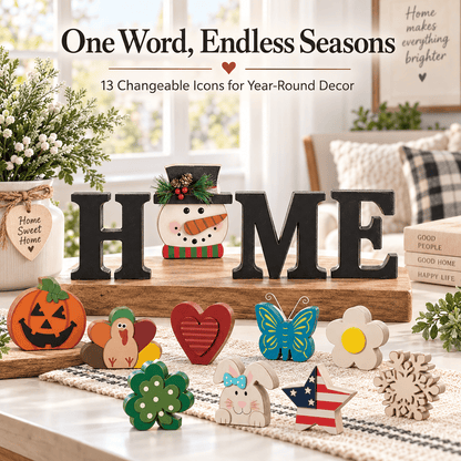 13-Piece HOME Multi Season Changeable Tabletop Decor