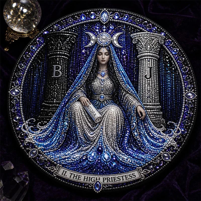 🔥 LAST DAY 49% OFF – 🔮 Premium 5D Diamond 12 Major Arcana Tarot Art Kit | Luxury Flocked Canvas with Scratch-Resistant Non-Fading Diamond Beads DIY Handmade Spiritual Decor 🌙💎✨