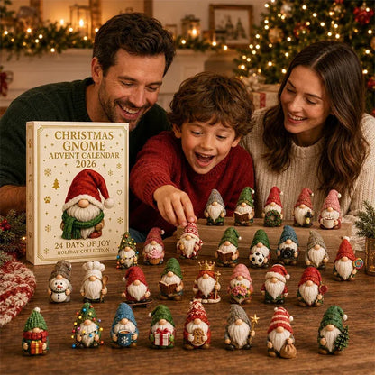 ⏳ Last Day 49% OFF – 🧙 2026 Christmas Gnome Advent Calendar | 24 Unique Mini Gnome Surprises for Daily Countdown Fun, Collecting & Holiday Display 🎄✨