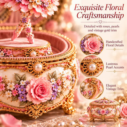 🌸 49% OFF Floral Ballerina Music Box – A Romantic Keepsake With a Magical Butterfly Reveal 🦋