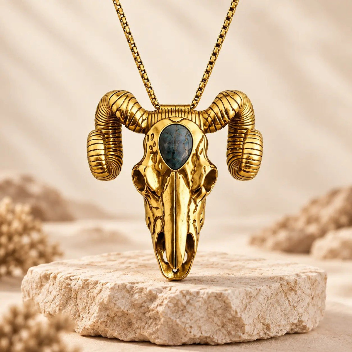 🐐 ✨ Western Skull Pendant Necklace & Belt Clip(📦Buy 2 Free Shipping)