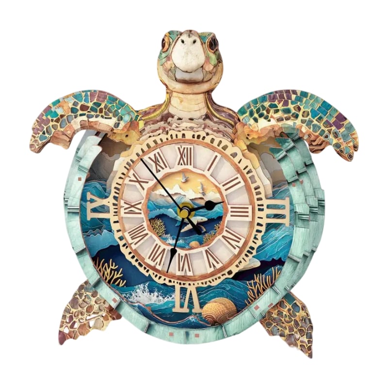 🔥2026 HOT SALE 50% OFF -🦉 DIY 3D Wooden Animal Clock Puzzle Kit🎁Buy 2 Free Shipping