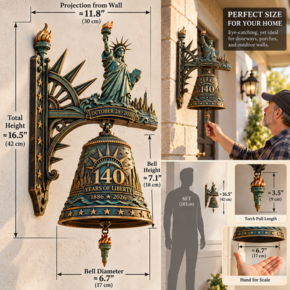 🗽 Liberty 140™ Commemorative Wall Bell ⭐