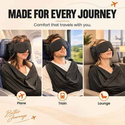 Integrated Travel Sleep Support Kit🧳——All-In-One Sleep Support for Head, Shoulders & Body