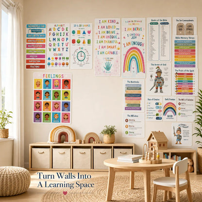 🌈 Preschool Head Start Learning Kit – Fun Early Education Activities for Confident Little Learners