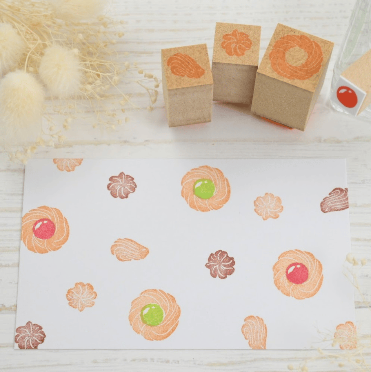 🌿 Mix & Match Wood-Mounted Craft Stamps ✨