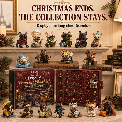 ⏰Limited Stock 49% OFF - 🎄🐶 2026 French Bulldog Advent Calendar – 24 Days of Frenchie Mischief(📦Buy 2 Free Shipping)