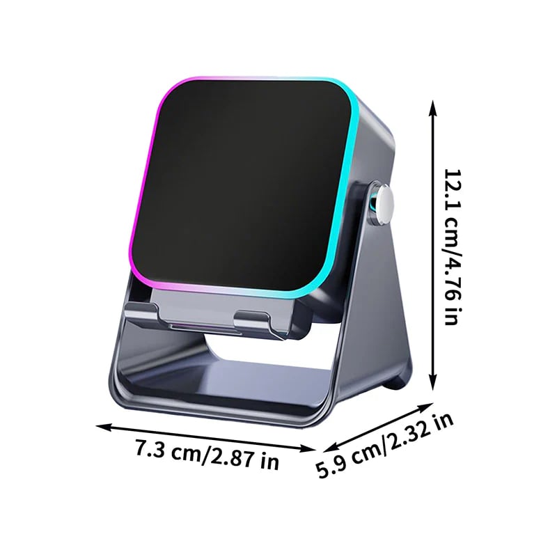 🎶📱 5-in-1 Wireless Induction Speaker & Adjustable Phone Stand