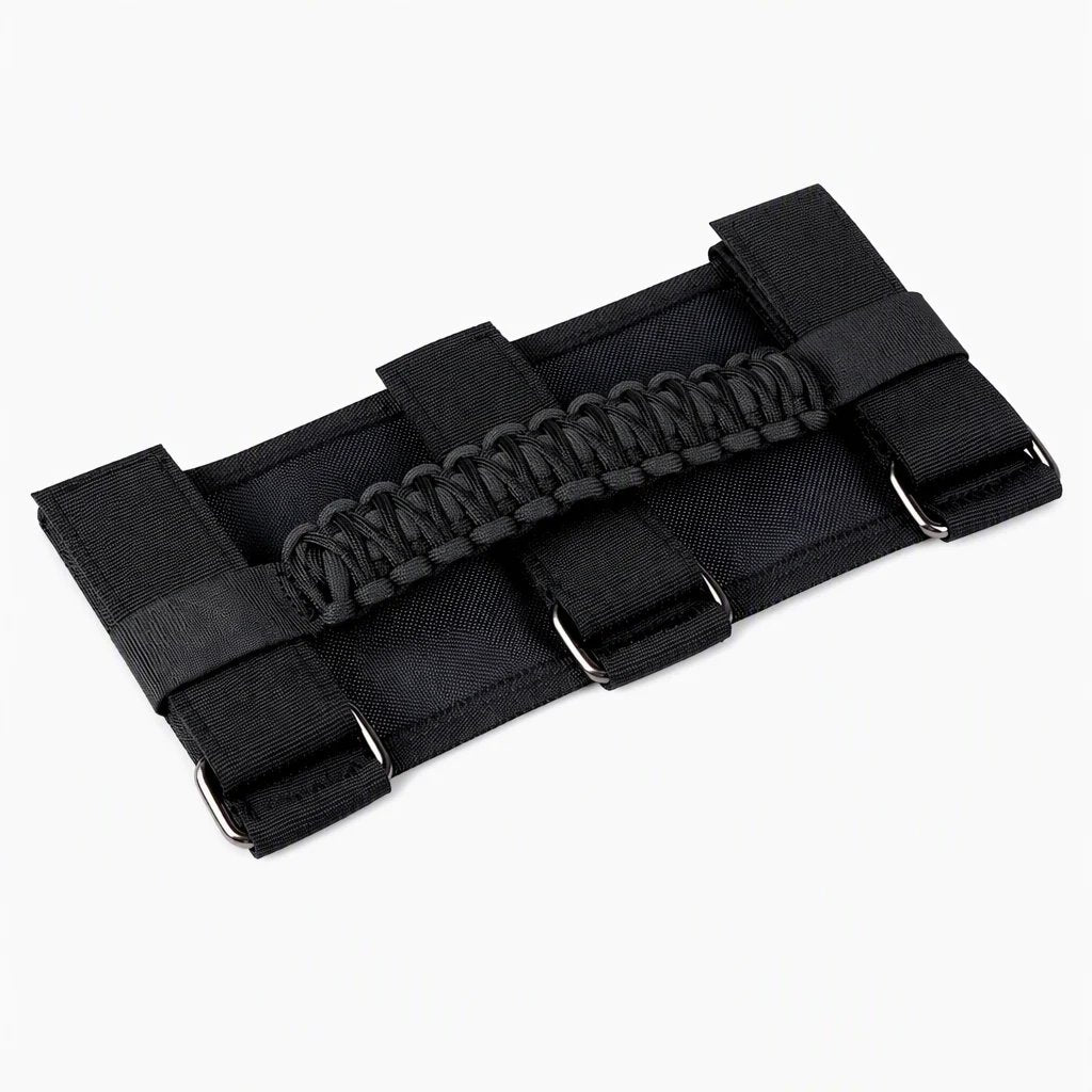 🚙 LIMITED-TIME 50% OFF! 🤝 Non-Slip Paracord Braided Roof Grab Handle – For SUV & Off-Road Vehicles ✨