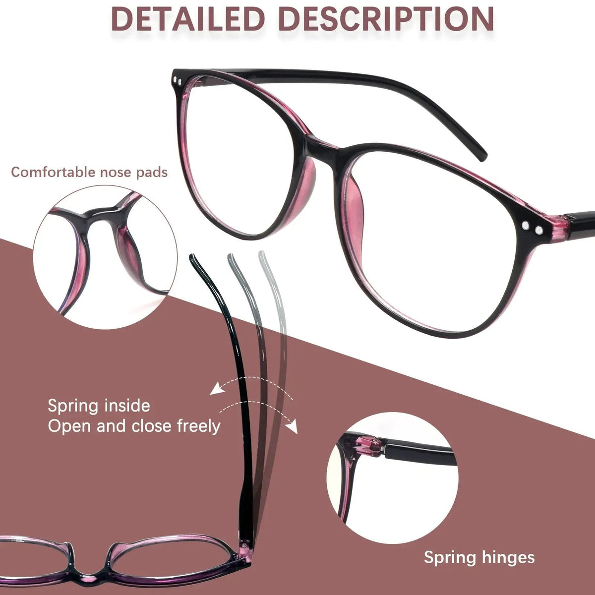 men and women wearing progressive multifocal glasses