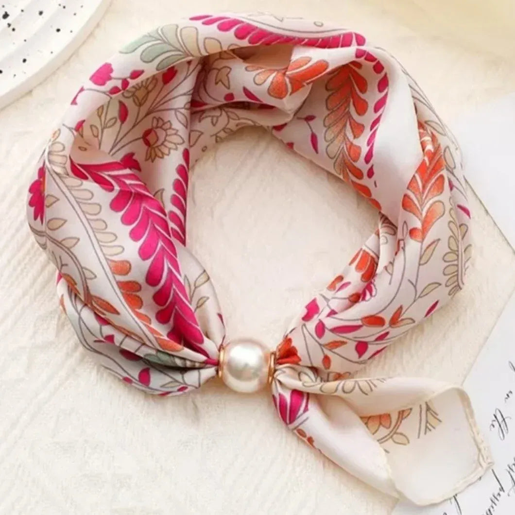 🔥2026 Hot Sale✨ Pearl Necklace Scarf with Magnetic Clasp