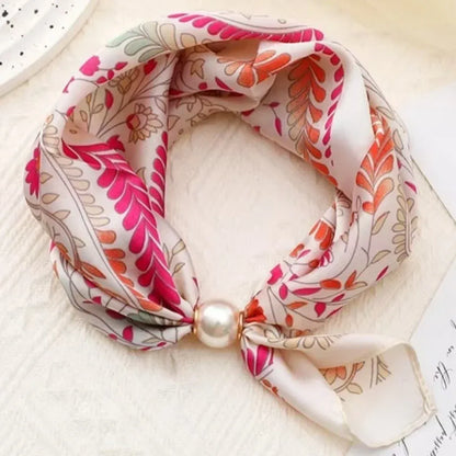 🔥2026 Hot Sale✨ Pearl Necklace Scarf with Magnetic Clasp
