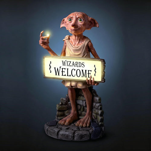 🎃Halloween Lit Outdoor Welcome Sign Featuring A Sculpted The House Elf✨