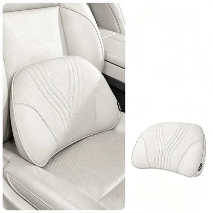 🚗💤Reduce fatigue while driving! Universal memory foam neck pillow for car – ergonomic headrest for long road trips.
