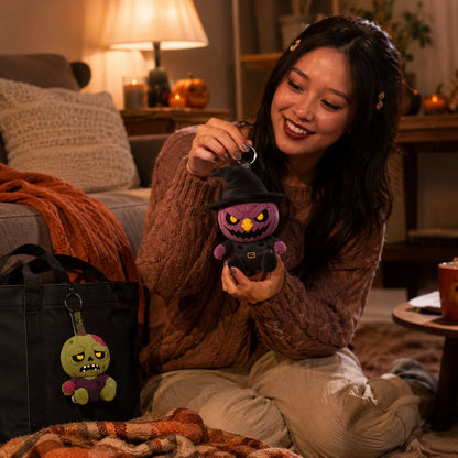 Halloween Plush Blind Box: Portable Spooky‐Cute Fun for Daily Backpack & Keychain Collection