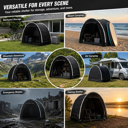 🚲 Outdoor Bike Storage Tent | 3000mm Heavy Waterproof Windproof Shelter 🌧️ For Bicycles, Motorcycles & Garden Outdoor Gear Storage