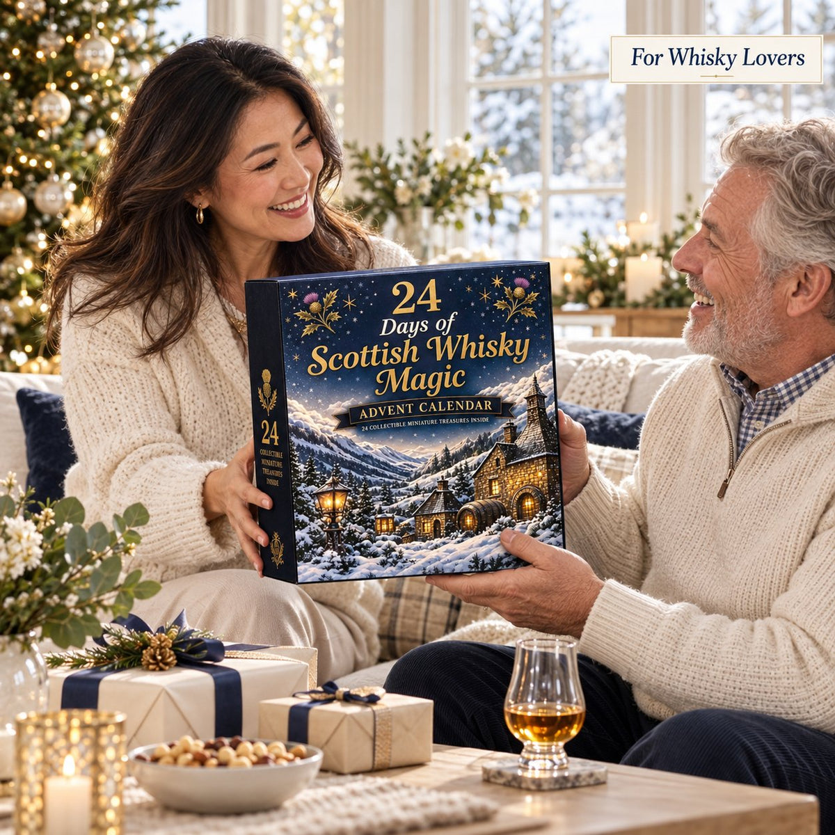 Whisky-Themed Collectible Advent Calendar – 24 Daily Surprises