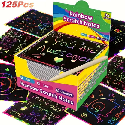 ✨Unwind & Create: 3D City Lights Scratch Art Book🎨