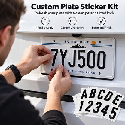 License plate protective film