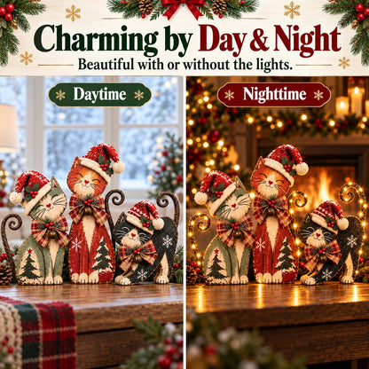 🎄 Vintage Christmas Cards with LED Lighting – 3 Designs | Warm White Light and Remote Control
