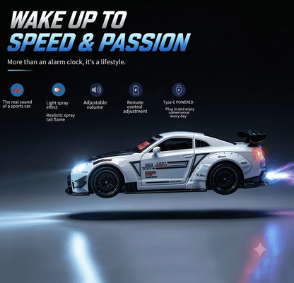 🏎️ Sports Car Alarm Clock Remote Control Model Car