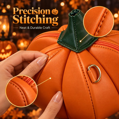 🎃✨Hungry Pumpkin Halloween Crossbody Bag: Whimsical Open-Mouth Pumpkin Purse for Halloween Party, Trick-or-Treat & Fall Outfit(✨Same as in the video)