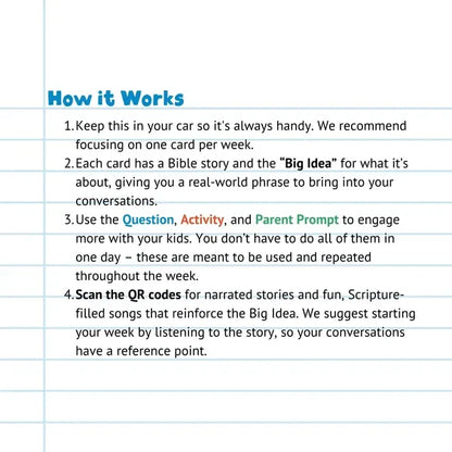 ✝️Grow on the Go Bible Conversation Cards – 32-Card Family Scripture Set