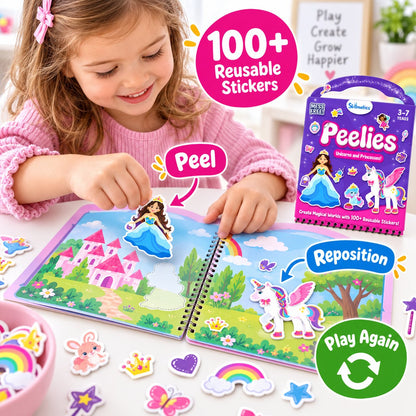 🔥HOT SALE🔥🌈 Reusable Sticker Activity Book — 100+ Stickers for Creative Play