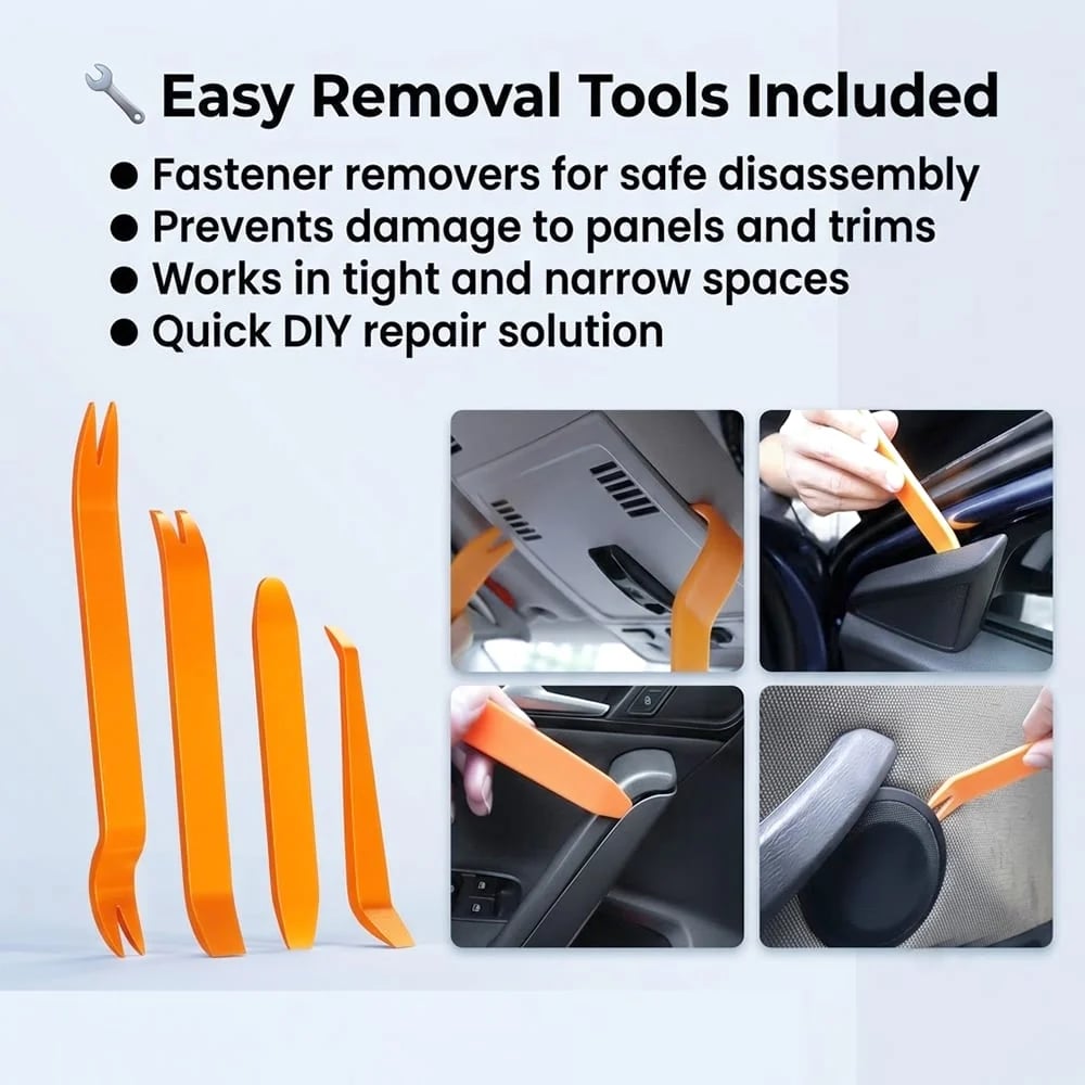 🚗 725PCS Car Push Retainer Clips & Fastener Assortment Kit
