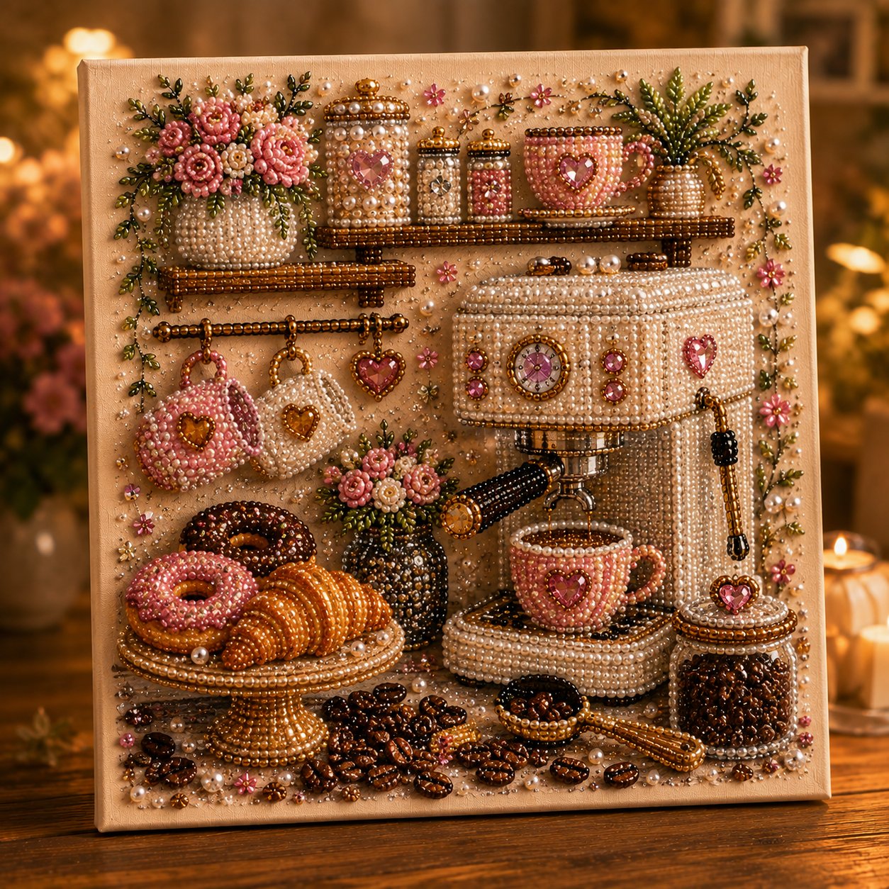 ⏳ Last Day 49% OFF – ✨Beginner-Friendly Premium 3D Pearl Cozy Room Diamond Painting Art Kit Collection | Complete Kit with All Tools & Step-by-Step Guide Included 💕