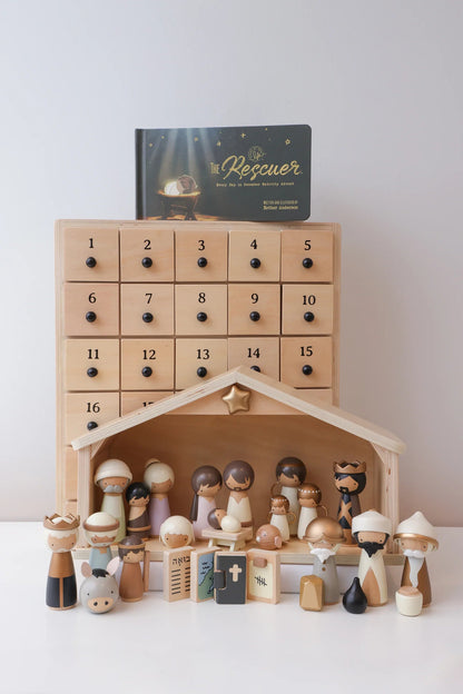 🔥[Official Licensed] ✝Nativity Advent Calendar 2026 – Christmas Countdown with Nativity Figures