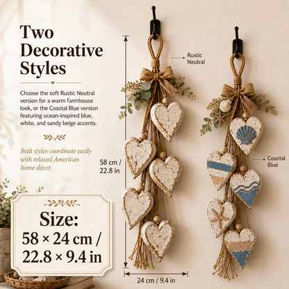 ⭐🍂🤎Hanging Heart Wall Decor