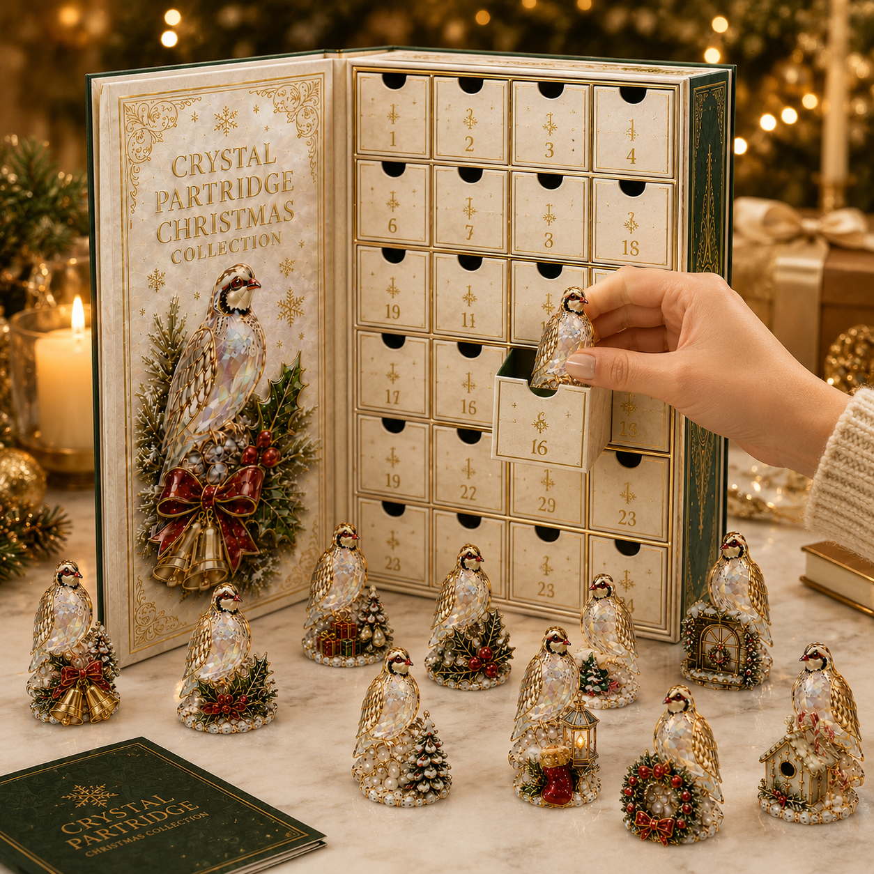 🔥Last 30 pcs✨⏰Last day 50% off🔥✨24-Day Advent Calendar - Partridge