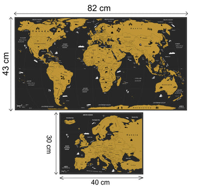 🎉Scratch Map of the World
