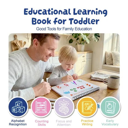 My Preschool Busy Book✨The Ultimate Learning Adventure for Little Hands!📚Hardcover & Non-Toxic & Smooth Rounded Corners.