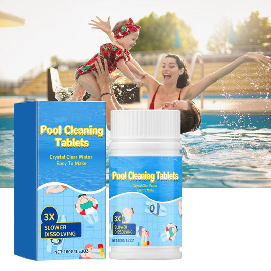 🏊‍♂️ Pool Cleaning Tablets for Crystal Clear Water – Drop, Dissolve, Dive In! 🌊✨