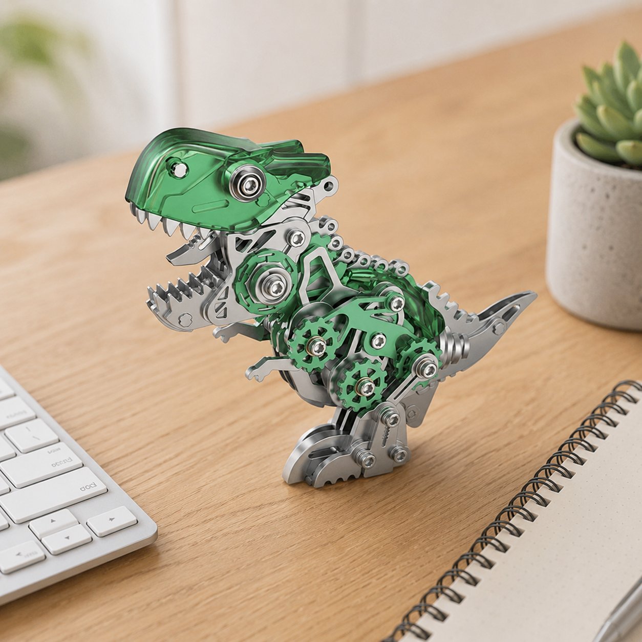 🦖⚙️Steampunk T-Rex Mechanical Assembly Model,