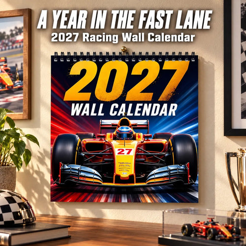 🏁 For the Love of Racing — 2027 Racing Wall Calendar