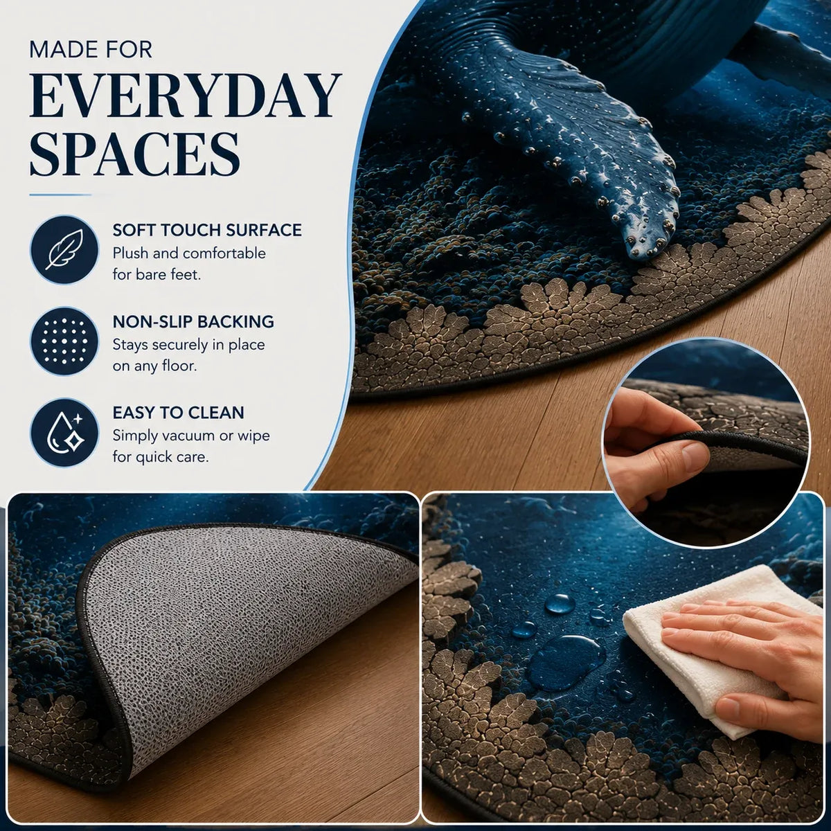 🔥😍✈️ 50% OFF🌊Ocean Portal Illusion Rug - A Realistic 3D Ocean World Beneath Your Feet