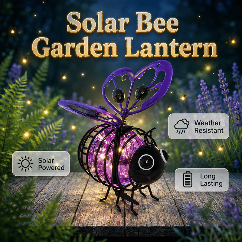🎉🌙🍃🪴 49% OFF! Hanging Solar Bee Light – Warm Amber Glow, Flicker-Free, Perfect for Garden Parties, Camping, or Kids’ Rooms – Spread Joy Day and Night 🌞🌜