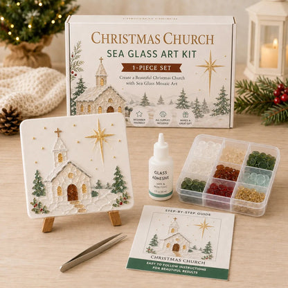 🎅🔥Christmas Pre-sale 49% OFF - 🎄 Create your own magical christmas sea glass art 🦌✨