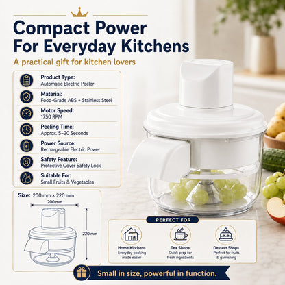🔥LAST DAY 50% OFF - Universal Automatic Peeler | Hands-Free Fruit & Vegetable Peeling In Seconds