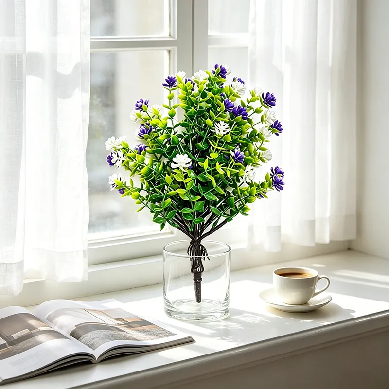Artificial flowerswith ground stakes