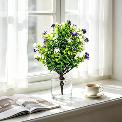 Artificial flowerswith ground stakes