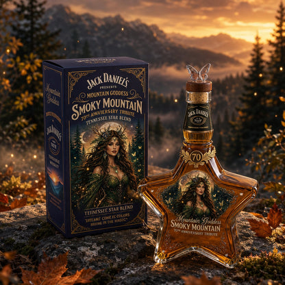 The Mountain Goddess Star-Shaped Decanter: Smoky Mountain Tribute Edition