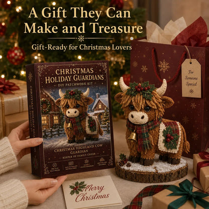 ⏳ Last Day 49% OFF – 🎄Beginner-Friendly Christmas Holiday Guardian Felt Patchwork Kit Collection | Complete Kit with Pre-Cut Felt, Embroidery Materials & Step-by-Step Guide Included 💕