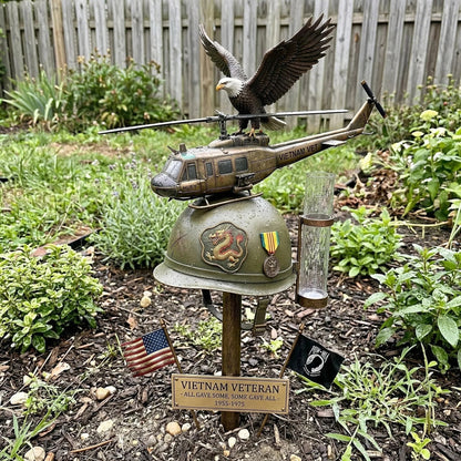 🚁Vietnam Veteran Memorial Rain Gauge