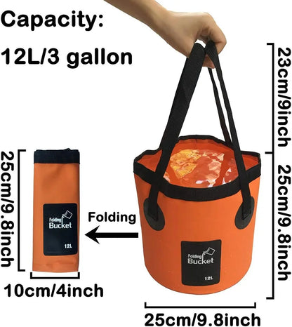 📢📢40% OFF !! ⏰Portable Folding Bucket for Outdoor Camping and Fishing