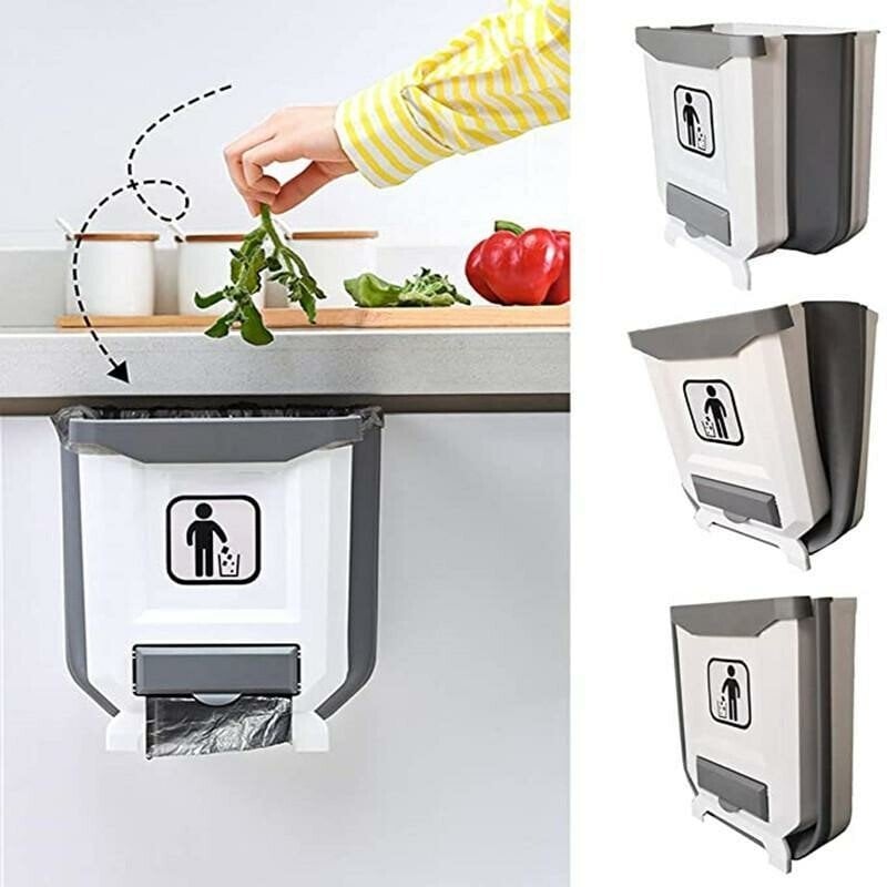 🔥Hot Sale✨Kitchen Cabinet Foldable Trash Can（ Summer Promotion 48%）