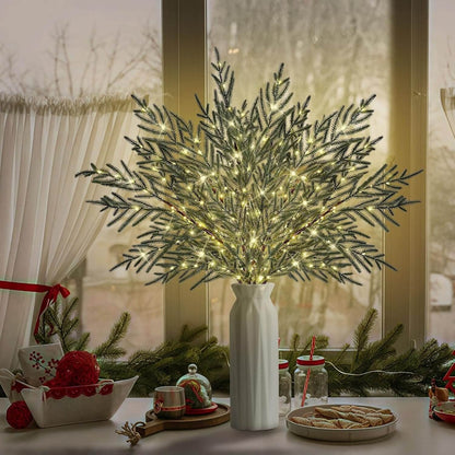 🎄 32' Christmas Lighted Norfolk Pine Branches